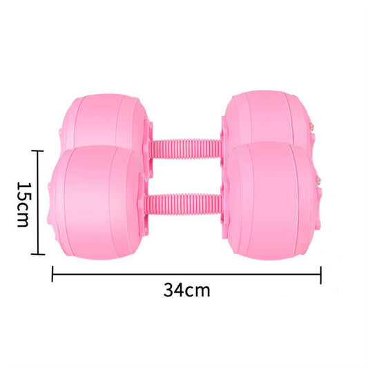 5-6KG Water Filled Travel Dumbbell Sets Home Gym Training Portable Fitness Adjustable Weights Equipment