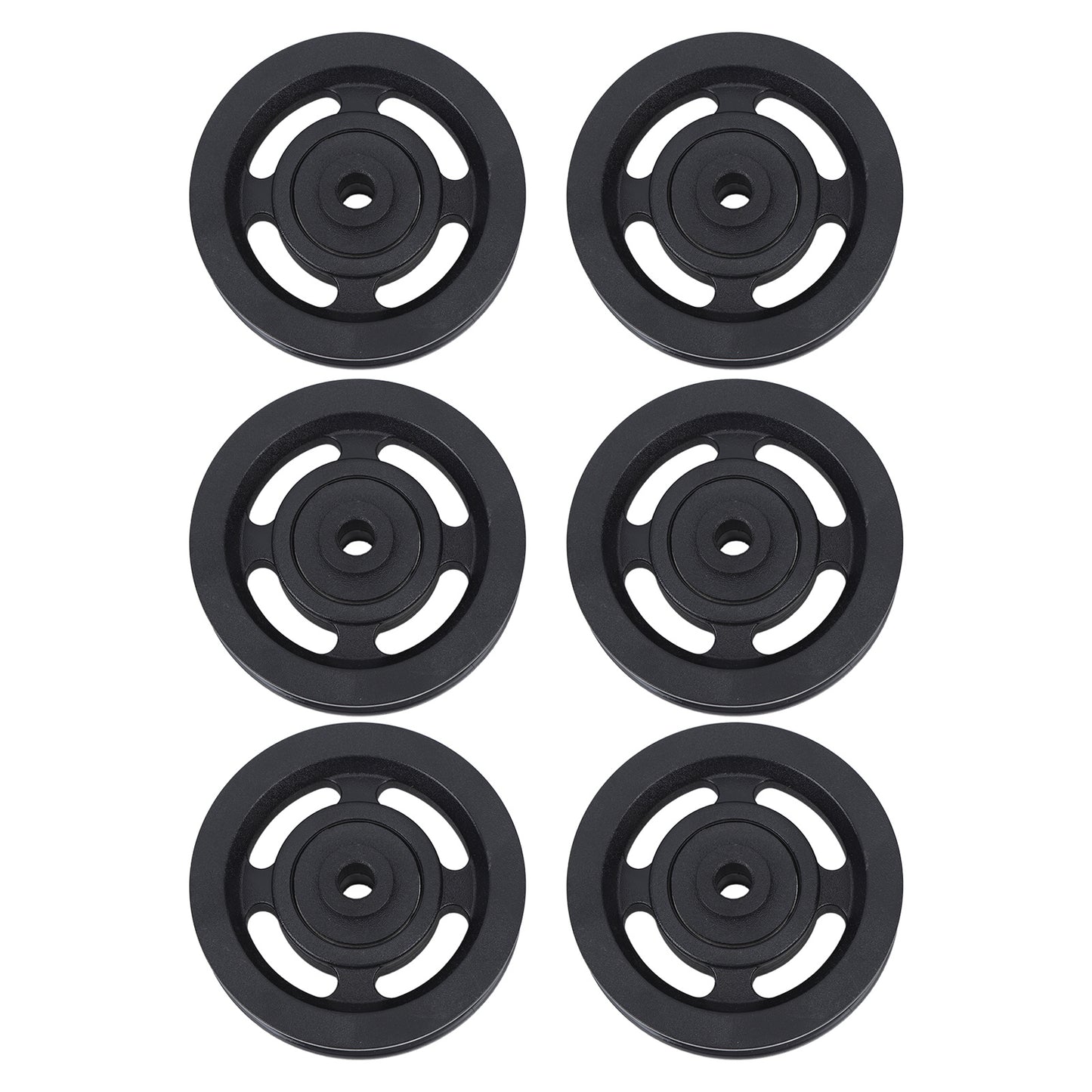 10PCS 90mm Universal Bearing Pulley Wheel for Cable Machine Gym Equipment Part Garage Door