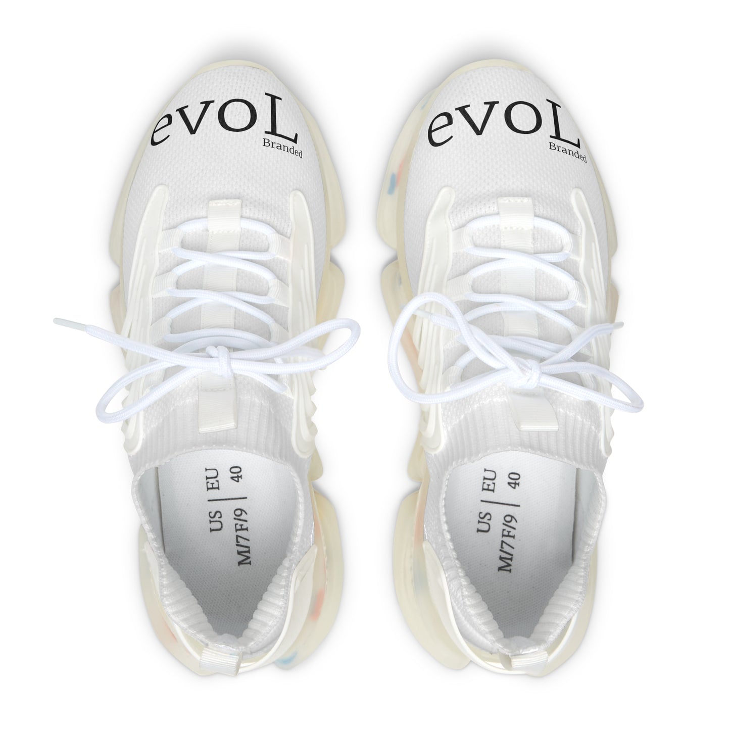 Stylish Women's Mesh Sneakers with Evol Branding - Trendy, Comfortable Footwear for Everyday Wear