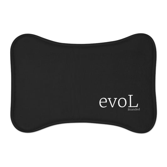 Stylish Pet Feeding Mat - Modern Black Design for Dogs and Cats