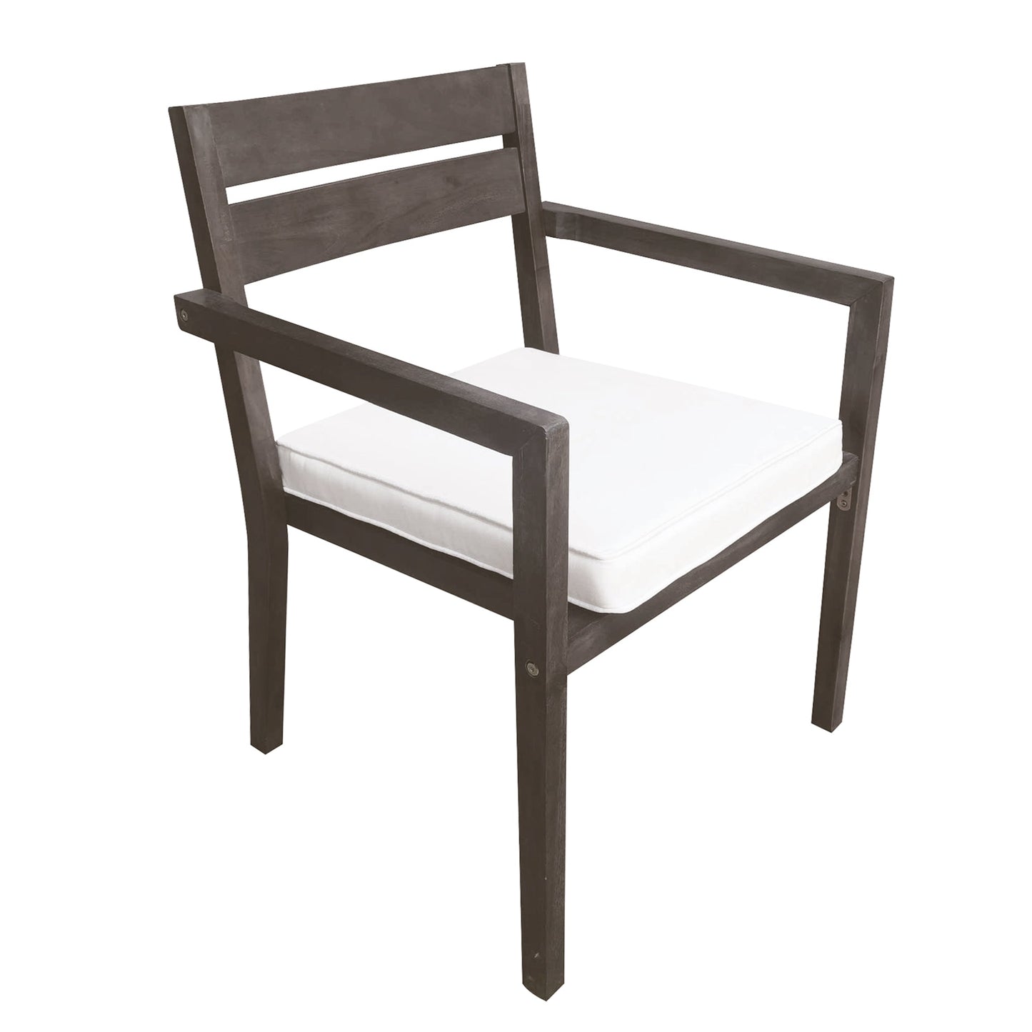 Acacia Wood Outdoor Dining Table And Chairs Suitable For Patio,
