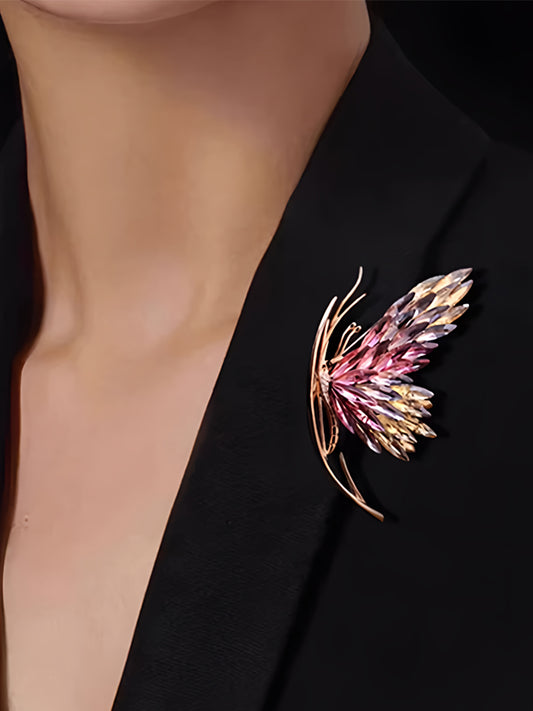 Women's Day Gift to Give Mom for Wife High-End Corsage Brooch Female Classy Exquisite Pin Accessories Fancy