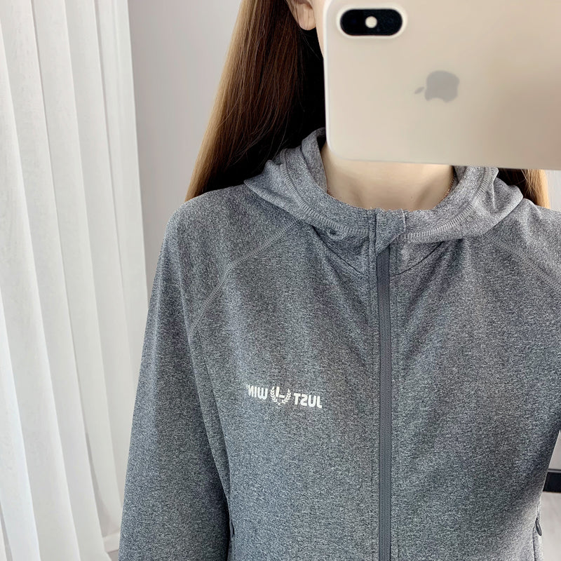 Women's Outdoor Hooded Zip Cardigan Workout Clothes for Export