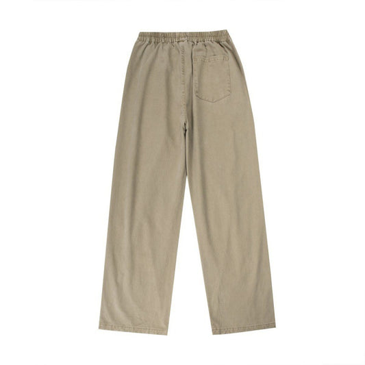 Men's Washed Stitching Loose Casual Pants