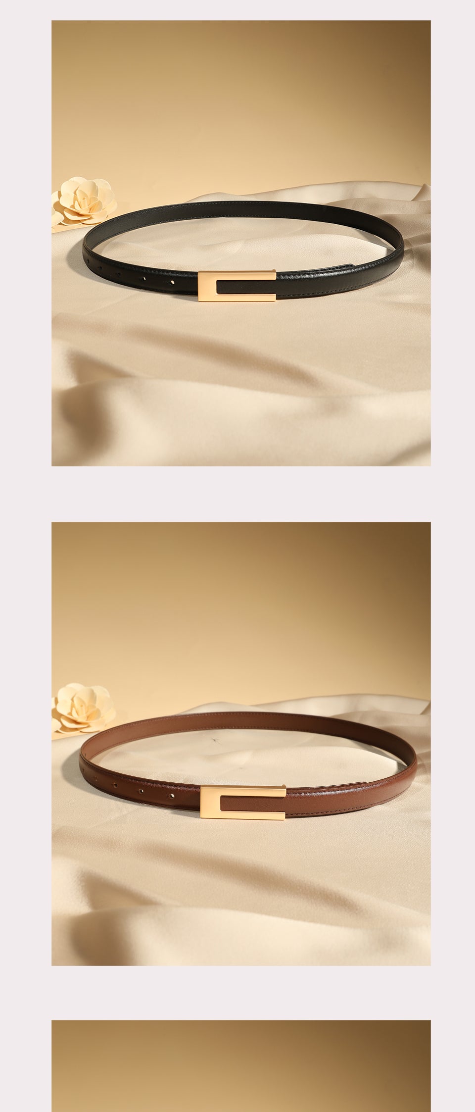 Women's Fashion Accessory for Dresses Waist Belt