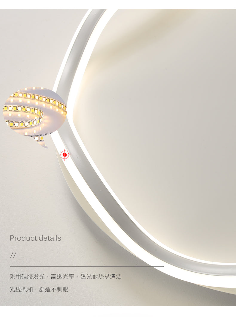 Bedroom Light Normcore Ceiling Light Scandinavian Creative Ins Wind LED Light Minimalist Modern and Unique Master Bedroom Room Dining Room