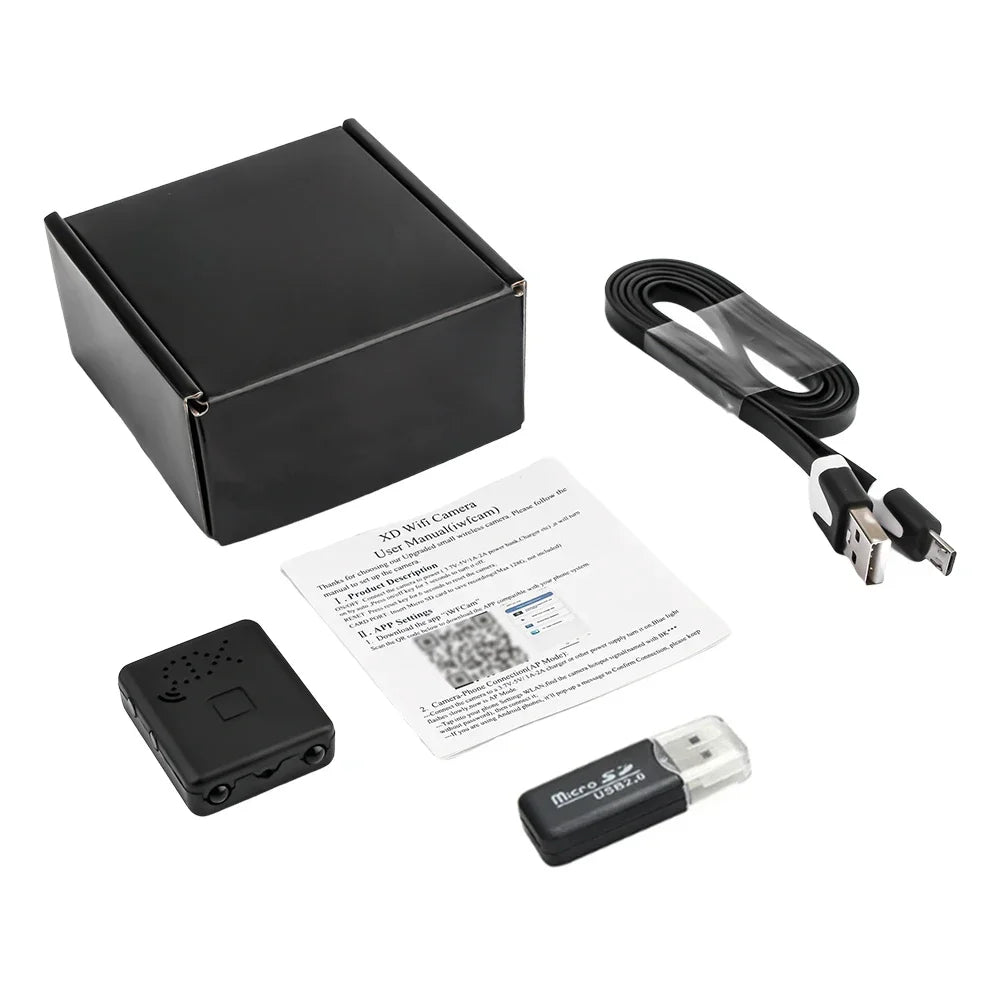 1080P HD Smallest Mini Camera WIFI Built-in Battery IP Remote Monitoring Camcorder IR Night Vision Body Cam Invisible Espia Cam