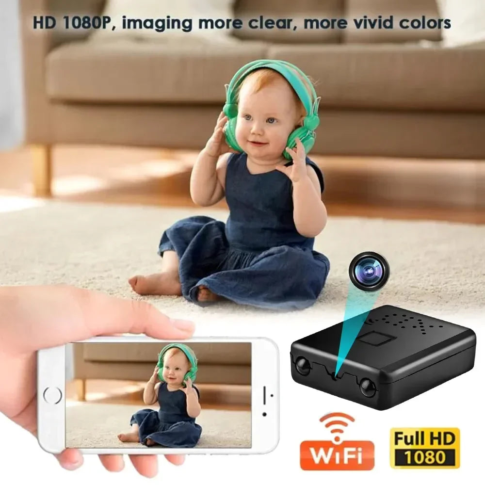 1080P HD Smallest Mini Camera WIFI Built-in Battery IP Remote Monitoring Camcorder IR Night Vision Body Cam Invisible Espia Cam
