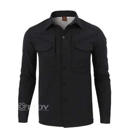 Winter autumn ESDY Brand Men s Sports t Shirt Warm Long Sleeve Shirt 100% Cotton  Anti-wear Working Cargo Hiking Shirts