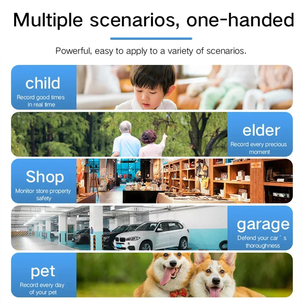 1080P HD Smallest Mini Camera WIFI Built-in Battery IP Remote Monitoring Camcorder IR Night Vision Body Cam Invisible Espia Cam