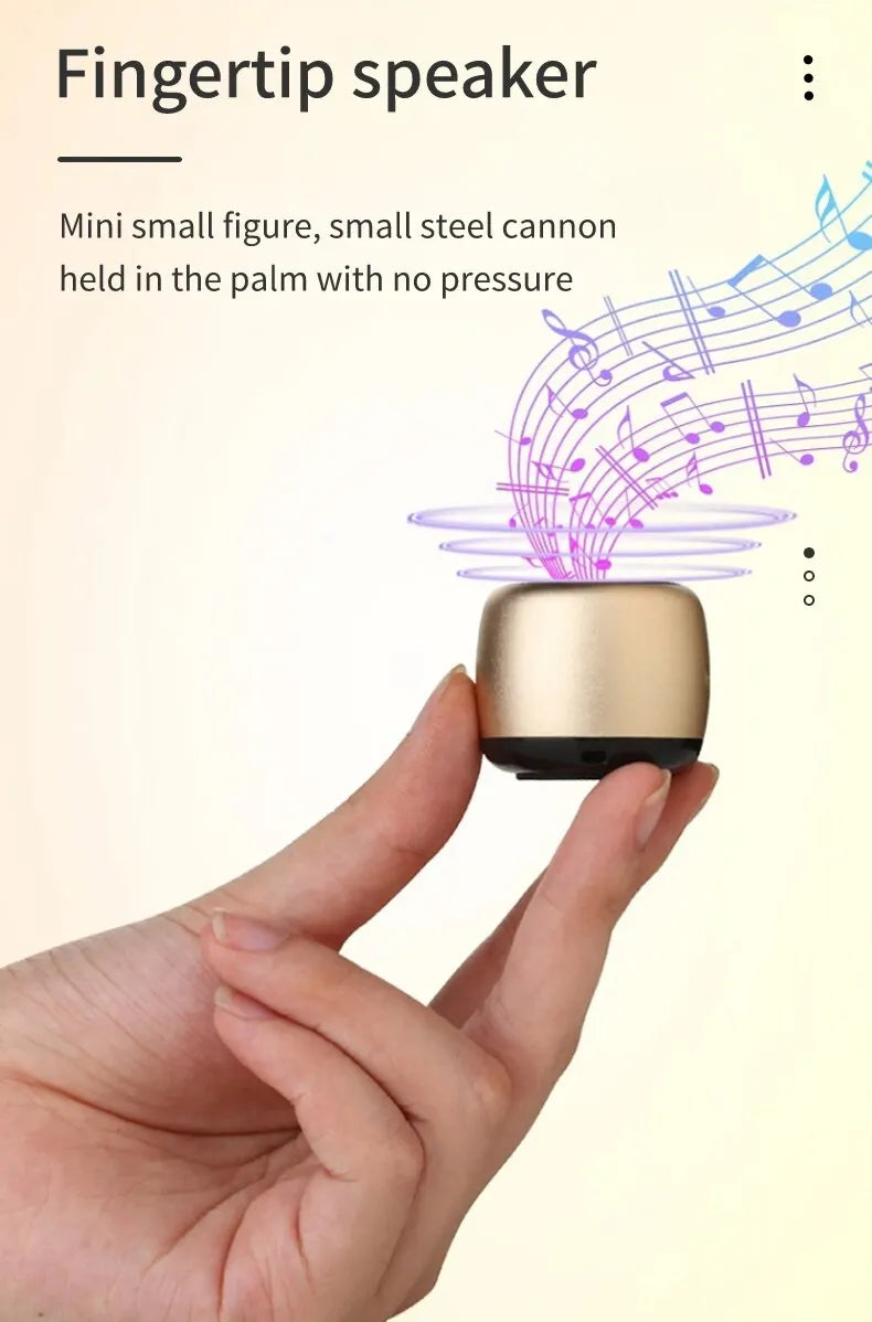 M1 Portable Bluetooth Speaker Music Stereo Surround Mini USB Outdoor Subwoofer Speaker Audio Player Speaker Microphone
