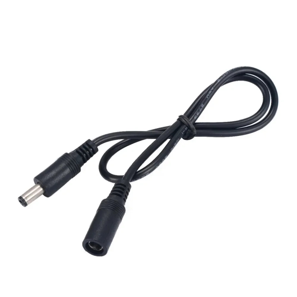 DC Extension Cable 1M 2M 3M 5M 10M 5.5x2.1mm Female to Male Plug for 12V 5V 24V Power Adapter Cord Home CCTV Camera LED Strip