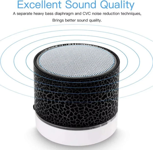 VIKEFON Bluetooth Mini Speaker Wireless Speaker Colorful LED TF Card USB Subwoofer Portable MP3 Music Sound Column For PC Phone