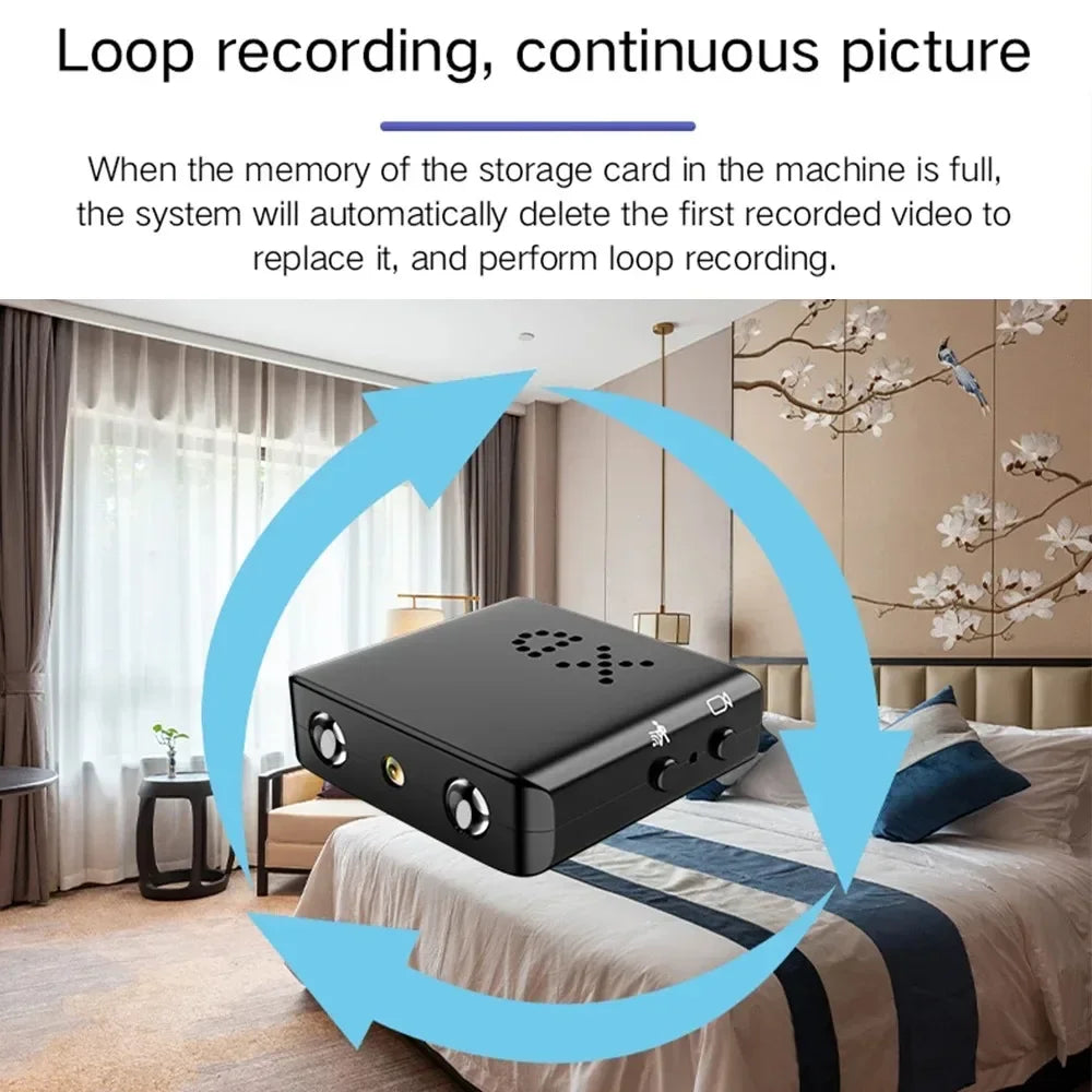 For Xiaomi 4K Night Vision Home Security Micro Camcorder Audio Video Recorder With Motion Detection 1080p Hd Wifi Mini Camera