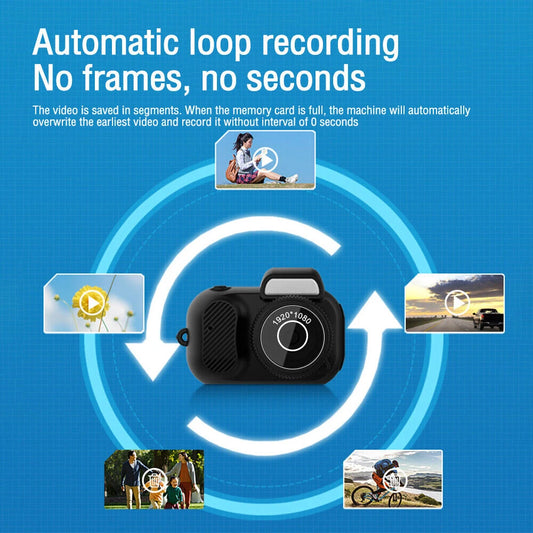 Mini Camera With Screen Indoor Home Outdoor Sport HD 1080p Portable Vintage Very Very Small Mini Camera Support TF Card