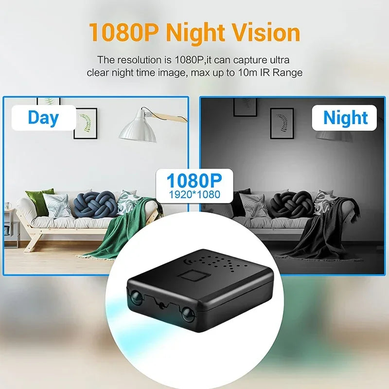 For Xiaomi 4K Night Vision Home Security Micro Camcorder Audio Video Recorder With Motion Detection 1080p Hd Wifi Mini Camera