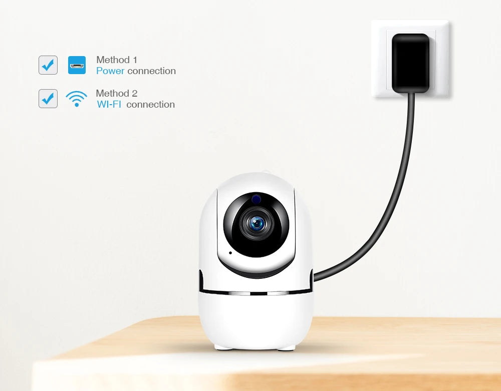 IP Camera Wifi YCC365 Plus Smart Home 1620P HD Surveillance Camera Auto Tracking Night Vision Wireless Indoor Security Camera