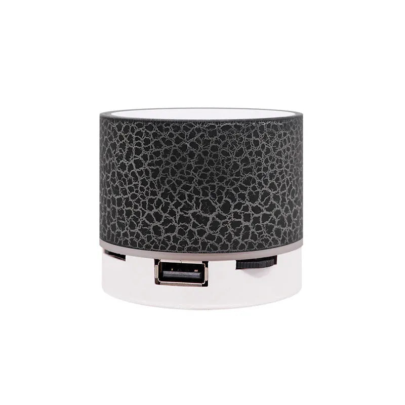 Wireless Mini Speaker, Subwoofer, Dazzle Crackle 7 Colour Light Wireless Mini Speaker, Portable Small Speaker