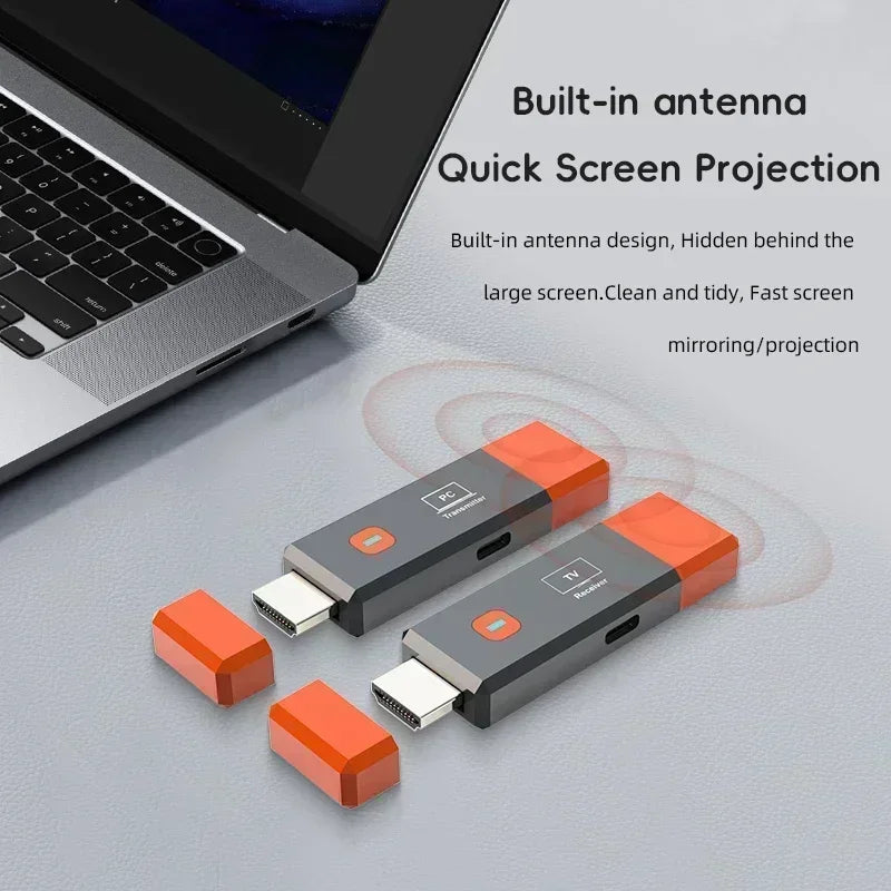 50M 1080P Wireless HDMI Extender Video Transmitter Receiver 8TX to 1RX Display for PS4 Camera Laptop PC To TV Monitor Projector