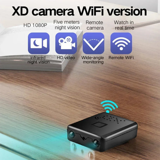 1080P HD Smallest Mini Camera WIFI Built-in Battery IP Remote Monitoring Camcorder IR Night Vision Body Cam Invisible Espia Cam