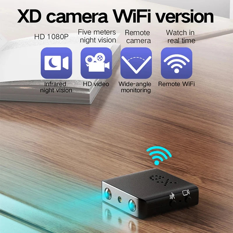 HD 1080P Video Camera Wireless WiFi Mini Secret USB ip cam Home Security Micro Audio Recorder Suport Hidden TF Card