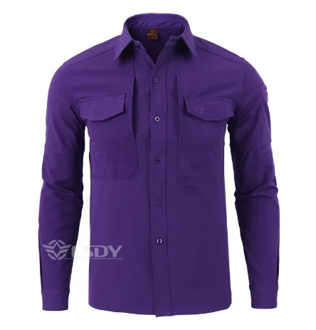 Winter autumn ESDY Brand Men s Sports t Shirt Warm Long Sleeve Shirt 100% Cotton  Anti-wear Working Cargo Hiking Shirts