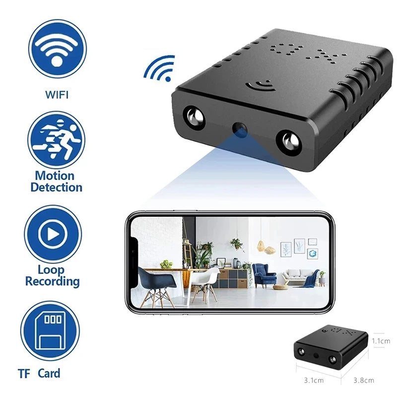 HD 1080P Video Camera Wireless WiFi Mini Secret USB ip cam Home Security Micro Audio Recorder Suport Hidden TF Card