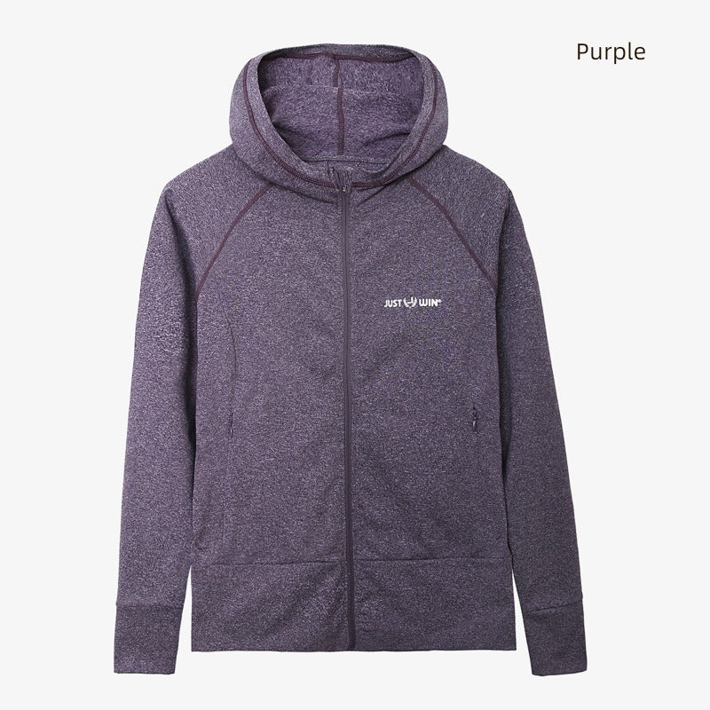 Women's Outdoor Hooded Zip Cardigan Workout Clothes for Export