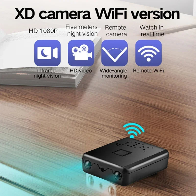 For Xiaomi 4K Night Vision Home Security Micro Camcorder Audio Video Recorder With Motion Detection 1080p Hd Wifi Mini Camera