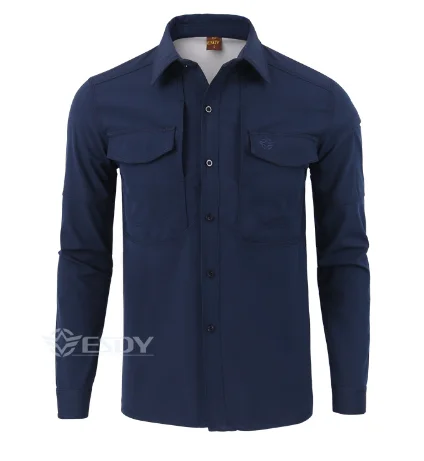 Winter autumn ESDY Brand Men s Sports t Shirt Warm Long Sleeve Shirt 100% Cotton  Anti-wear Working Cargo Hiking Shirts