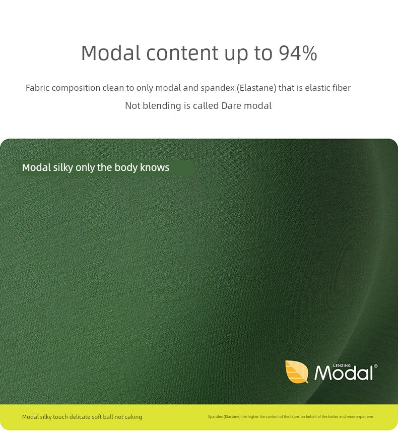 Zero Perception Men Underwear Classy Modal Boys Boxers Boxers Mid Waist Sports Underpants Wg40m1
