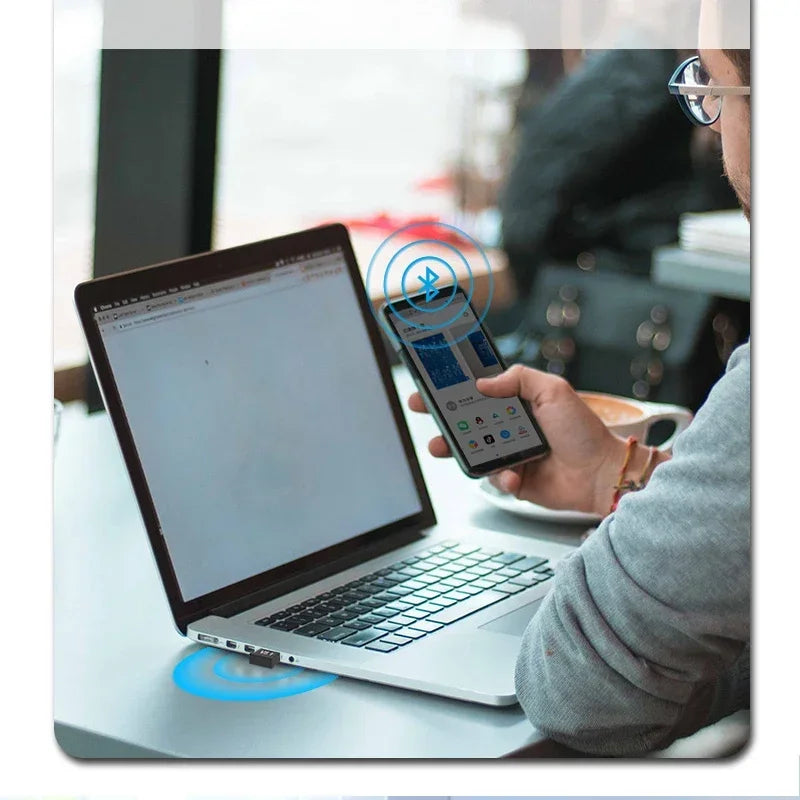 MINI USB Bluetooth 5.1 Dongle Adapter for PC Laptop Mouse Keyboard Tablet Phone Printer Game Speaker Wireless Transmit Receiver