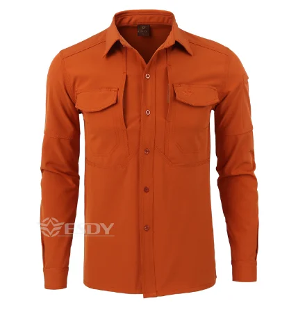 Winter autumn ESDY Brand Men s Sports t Shirt Warm Long Sleeve Shirt 100% Cotton  Anti-wear Working Cargo Hiking Shirts