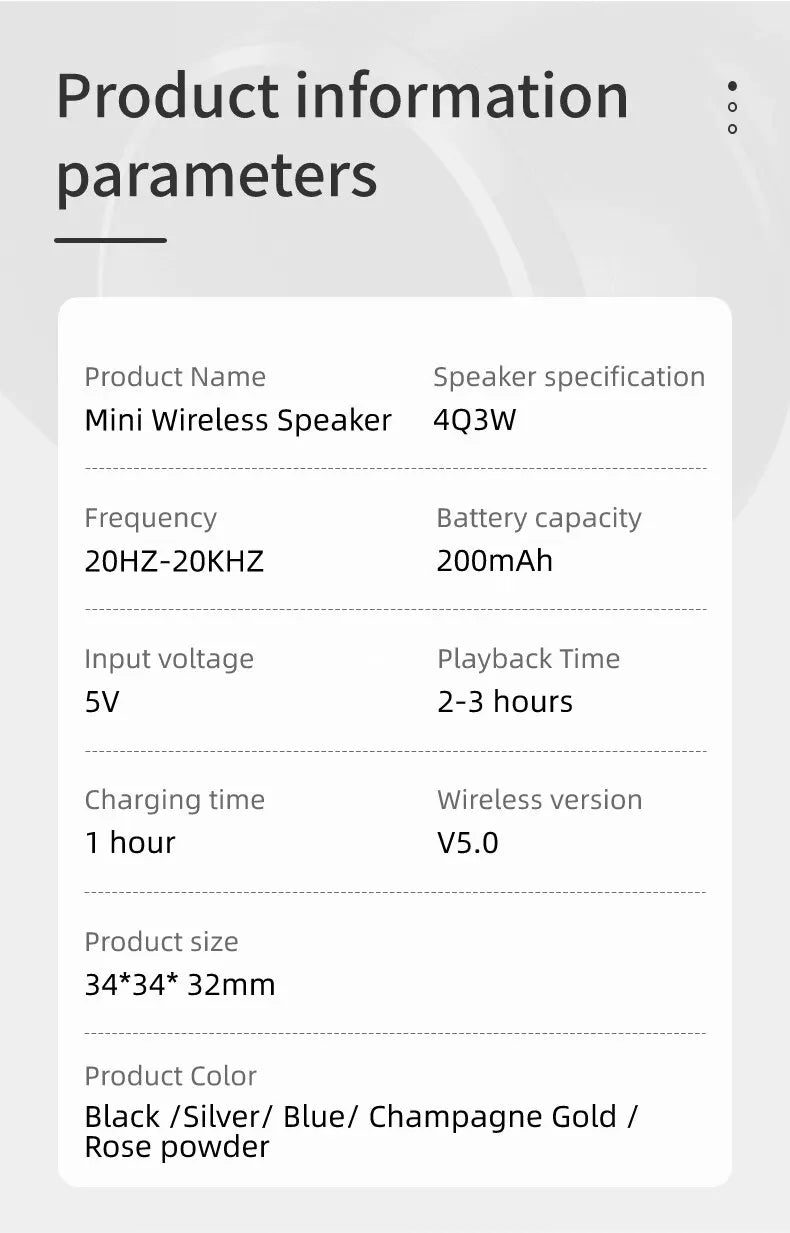 M1 Portable Bluetooth Speaker Music Stereo Surround Mini USB Outdoor Subwoofer Speaker Audio Player Speaker Microphone