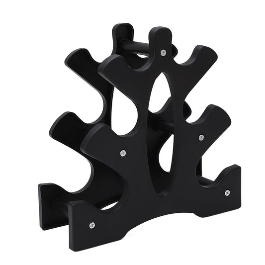 Dumbbell Rack Weight Stand Holder PP 3 Tier 20kg Bearing Easy Assembly for Home Gym