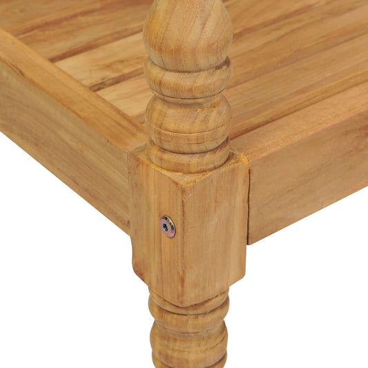 vidaXL Batavia Chairs 2 pcs Solid Teak Wood