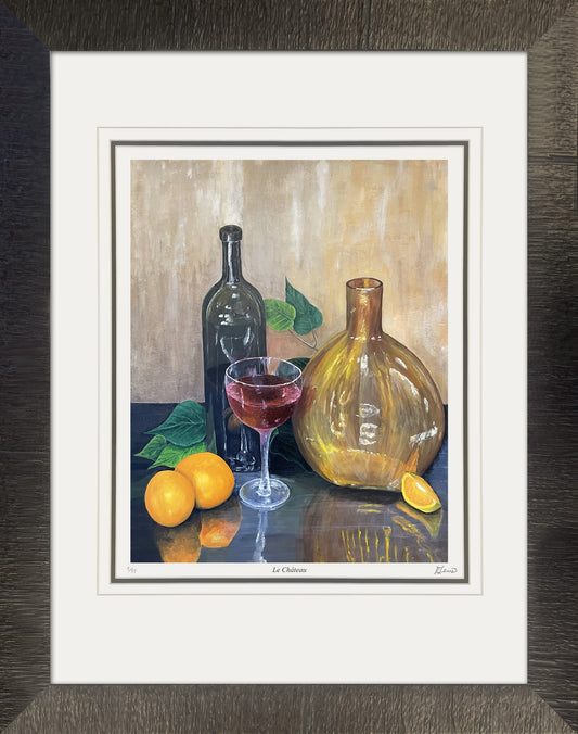 "Le Château" Framed Art Print by Ryan Lewis Ltd Ed